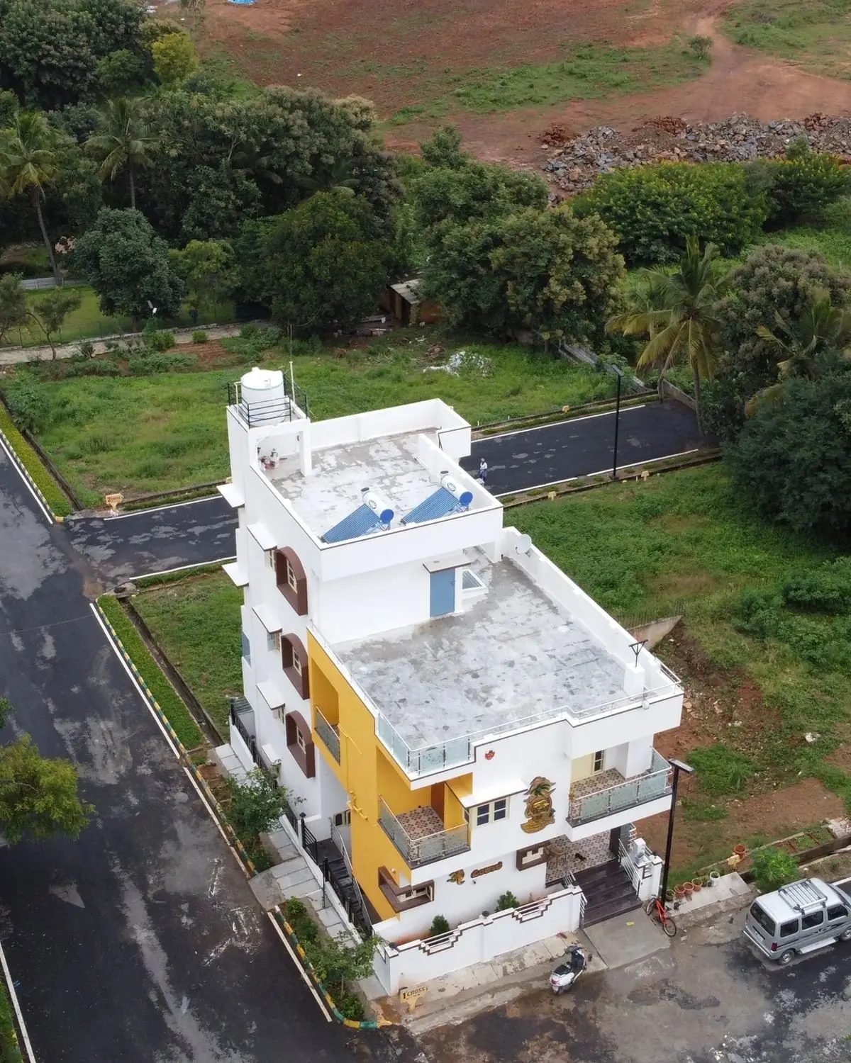 Nanda Prakruthi plotted layout in Near Art of Living Ashram